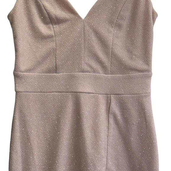 Midnight Doll Beige Soarkle Cocktail Dress. Size 5 - Picture 6 of 12